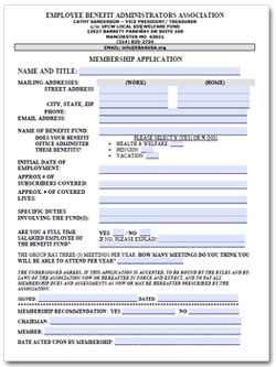 EBAA Member Application